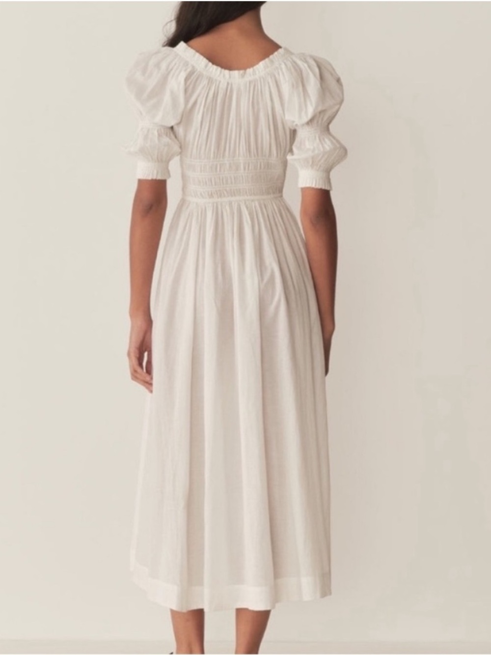 Doen Ischia Dress White Size Medium - Picture 2 of 9